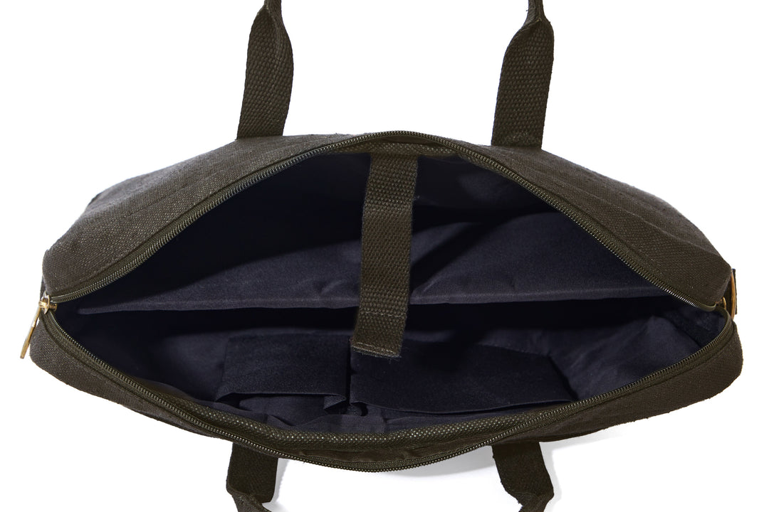 The Label GAIA Hemp Solid Laptop Bag
