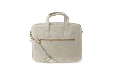 Dual Tone Hemp Laptop Bag