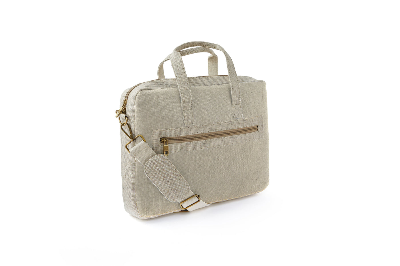 Dual Tone Hemp Laptop Bag