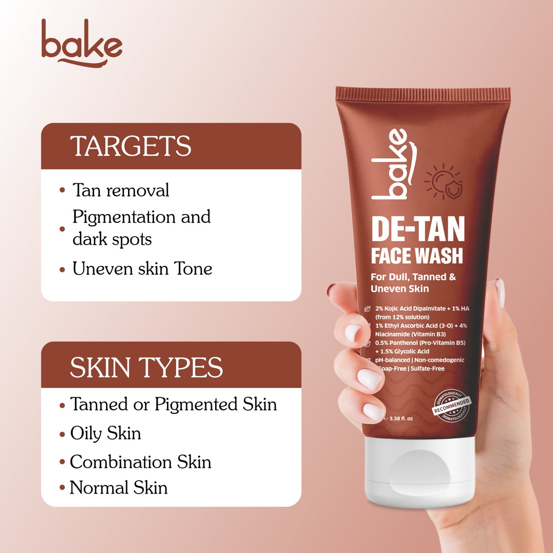 De-Tan Coffee Face Wash with  Kojic Acid