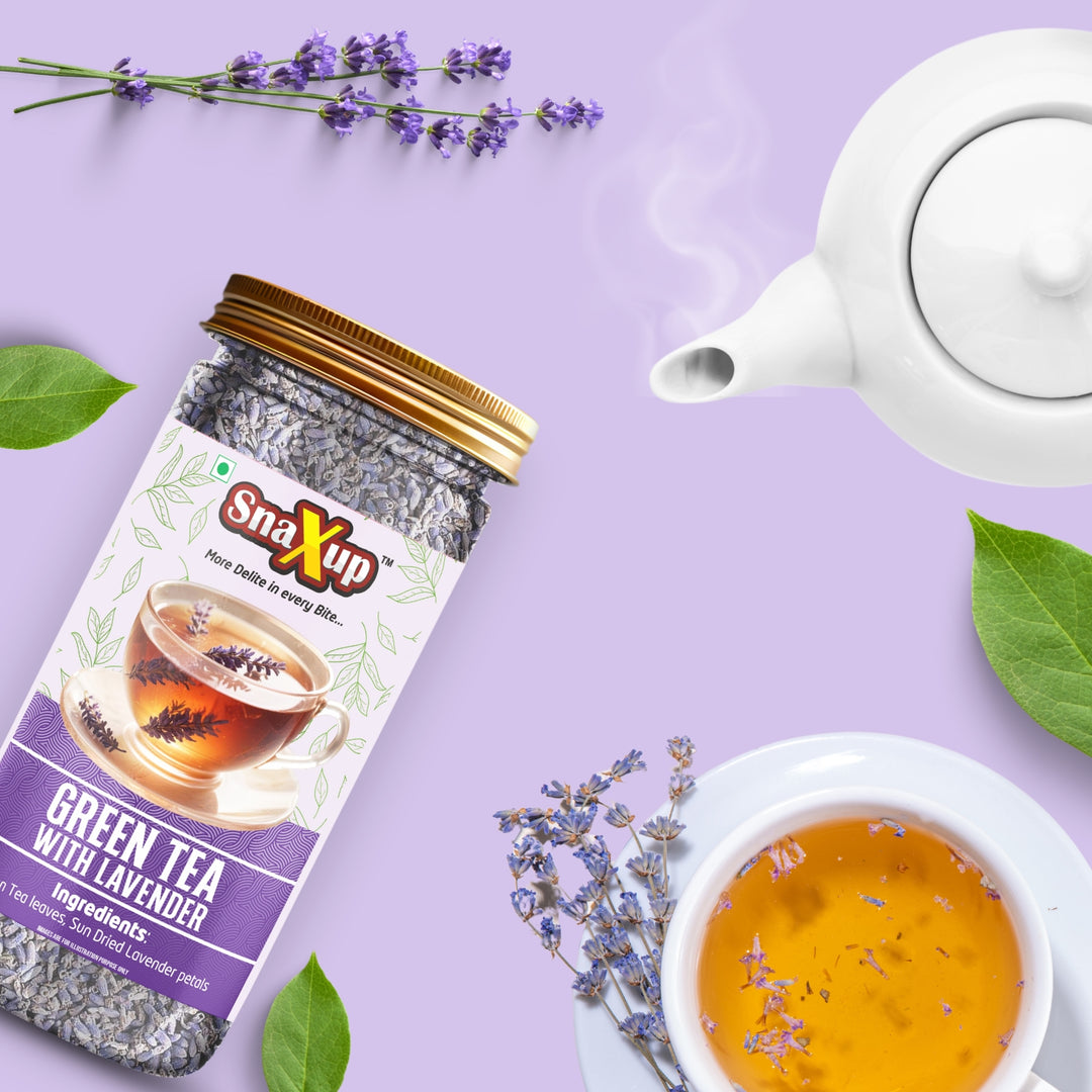 Snaxup Green Tea With Lavender Tea