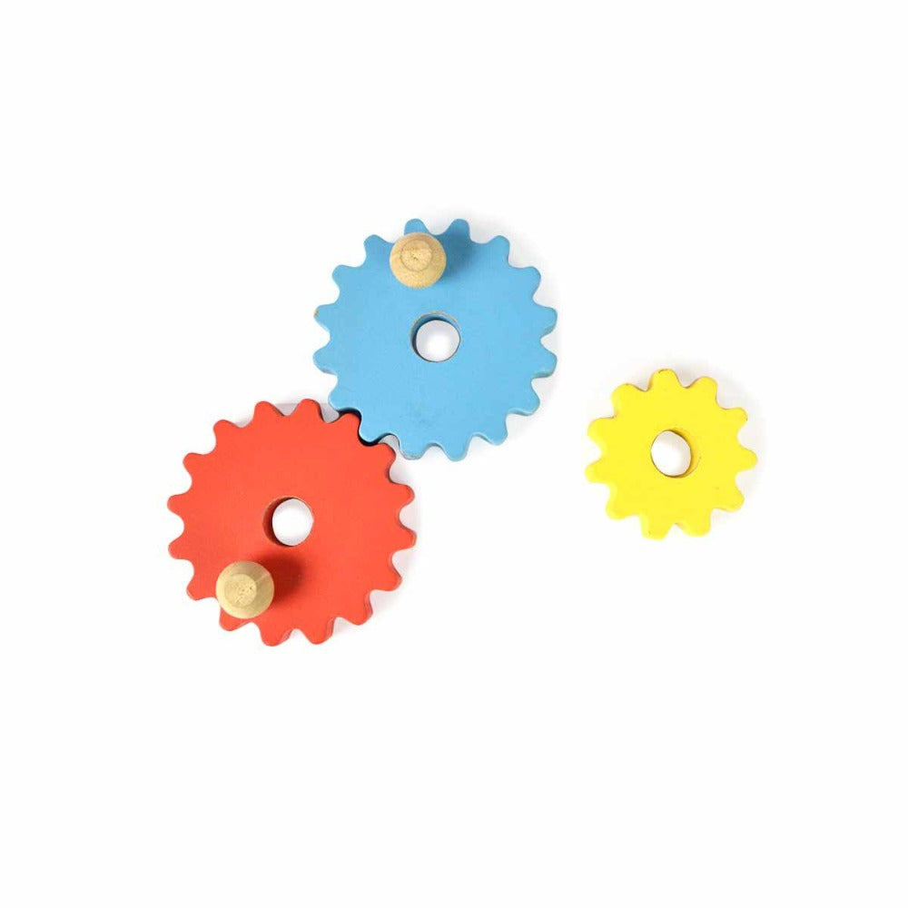 Flower Garden Wooden Gear Toy