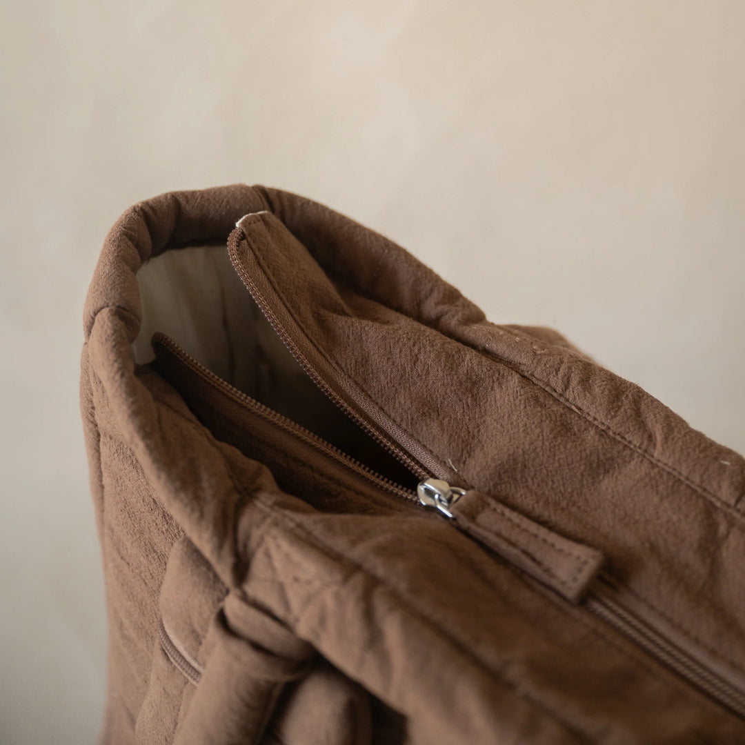 Akiiko Crinkle Stripe Tote Bag