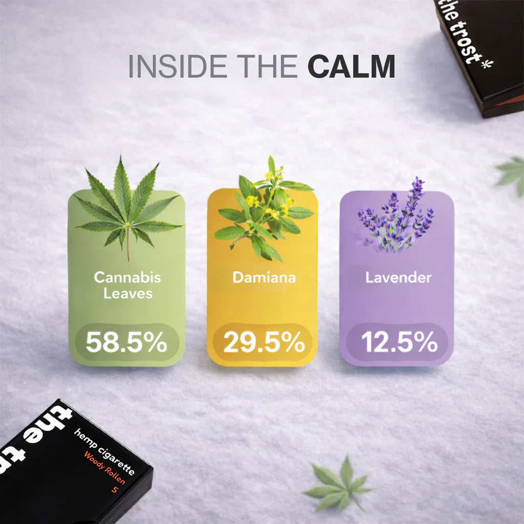 The Trost Rollens Hemp Herbal Cigarettes - Woody Rollen
