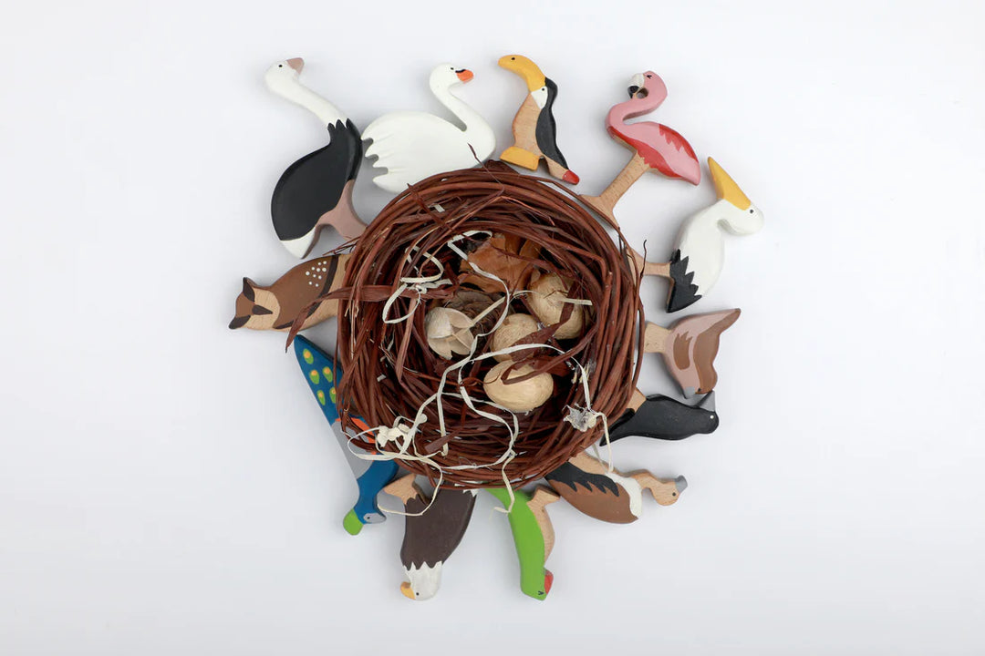 BIRCH & BUG Flock of Birds - Set of 12