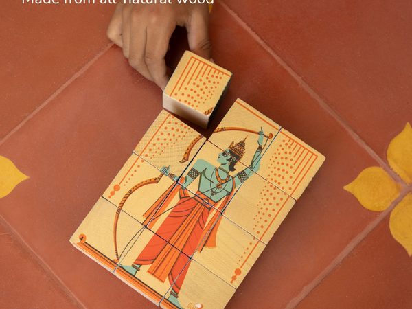 Gubbachhi Ramayana wooden puzzle