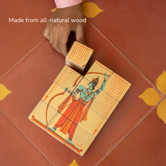 Gubbachhi Ramayana wooden puzzle