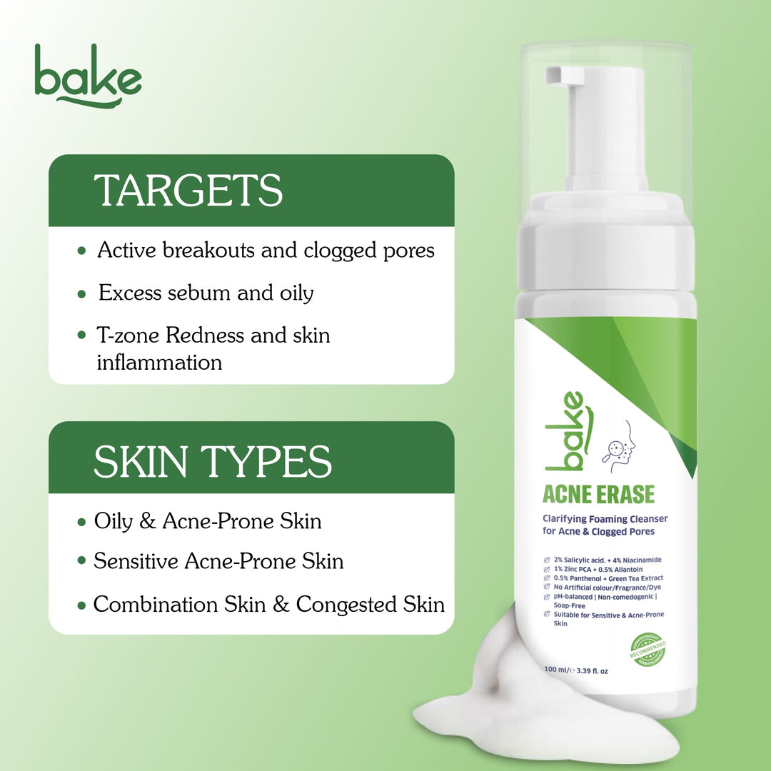 Acne Erase Foaming Face Wash