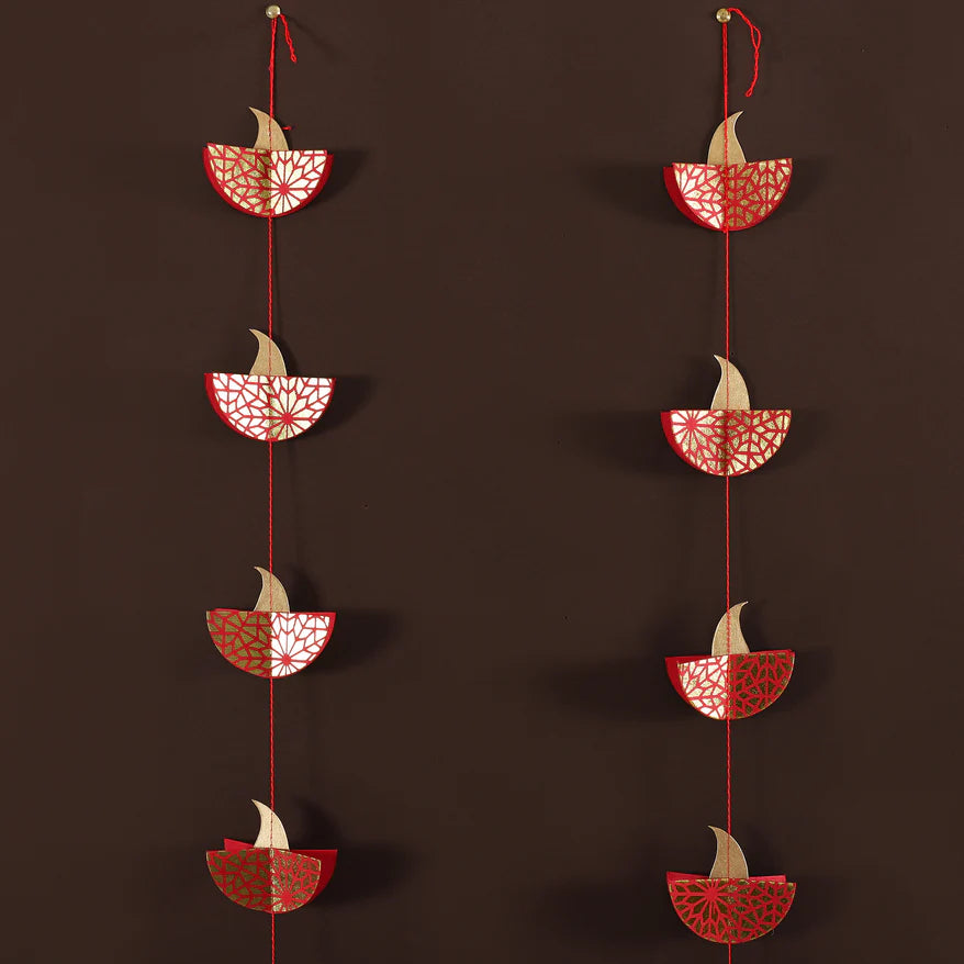 3D Diya Dangler - Set of 2