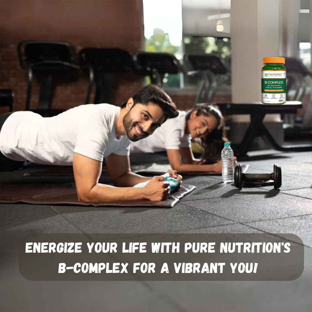B-Complex Tablets  100% RDA of All B Vitamins | Energy & Immunity