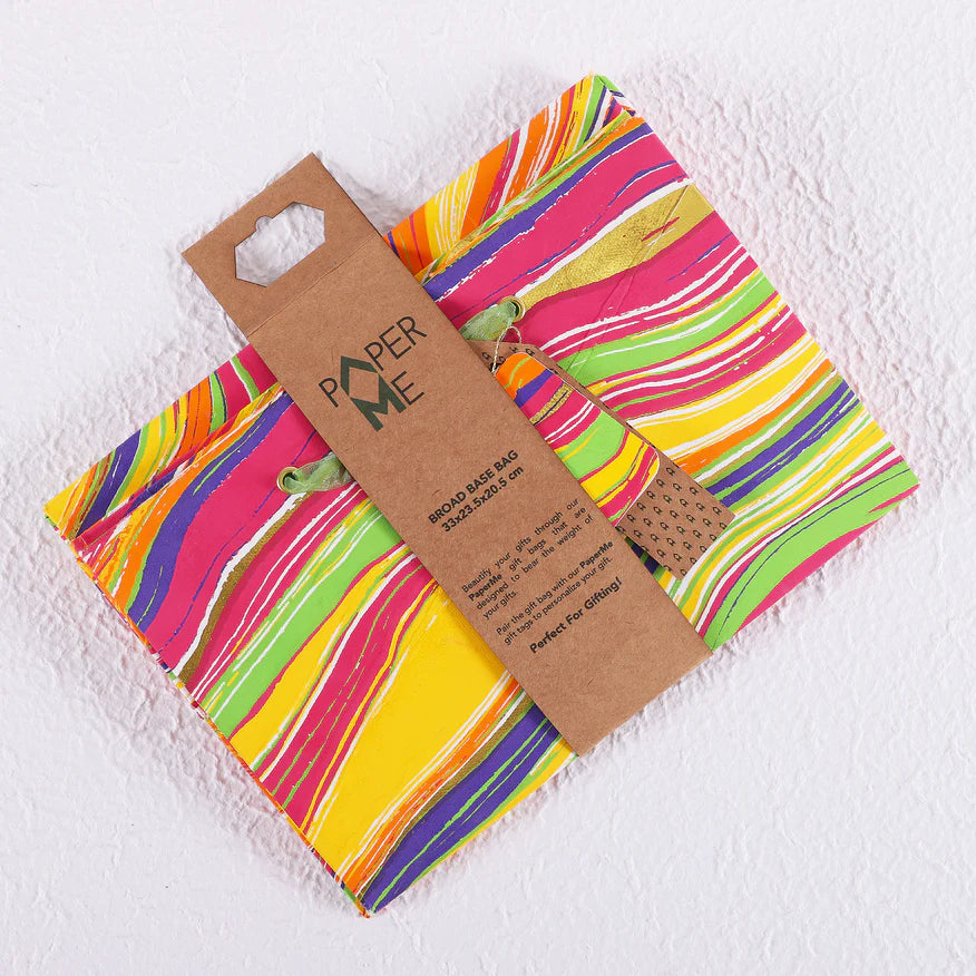 Leheriya Small Broad Base Gift Bag - Set of 2