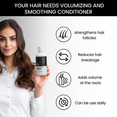 ThriveCo Rosemary Hair Conditioner For Voluminous Hair | Densifying & Stimulating Hair Growth | Promotes Hair Strength | With Pea Peptide & Caffeine | Paraben & Sulfate Free | For Men & Women | 250ml