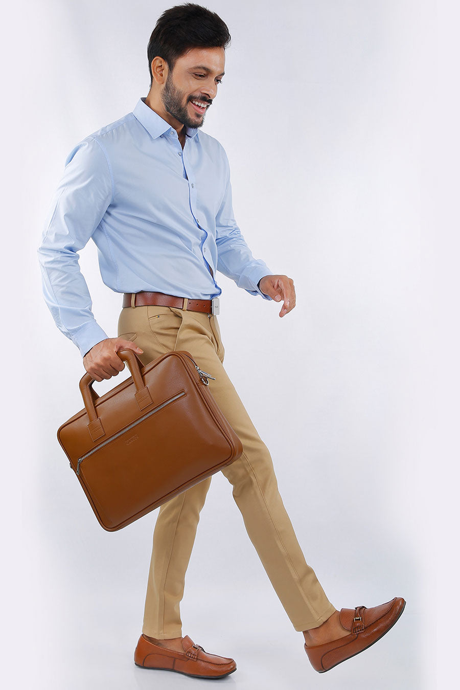 The House of Ganges - Knox 15 Inch Vegan Leather Laptop Bag