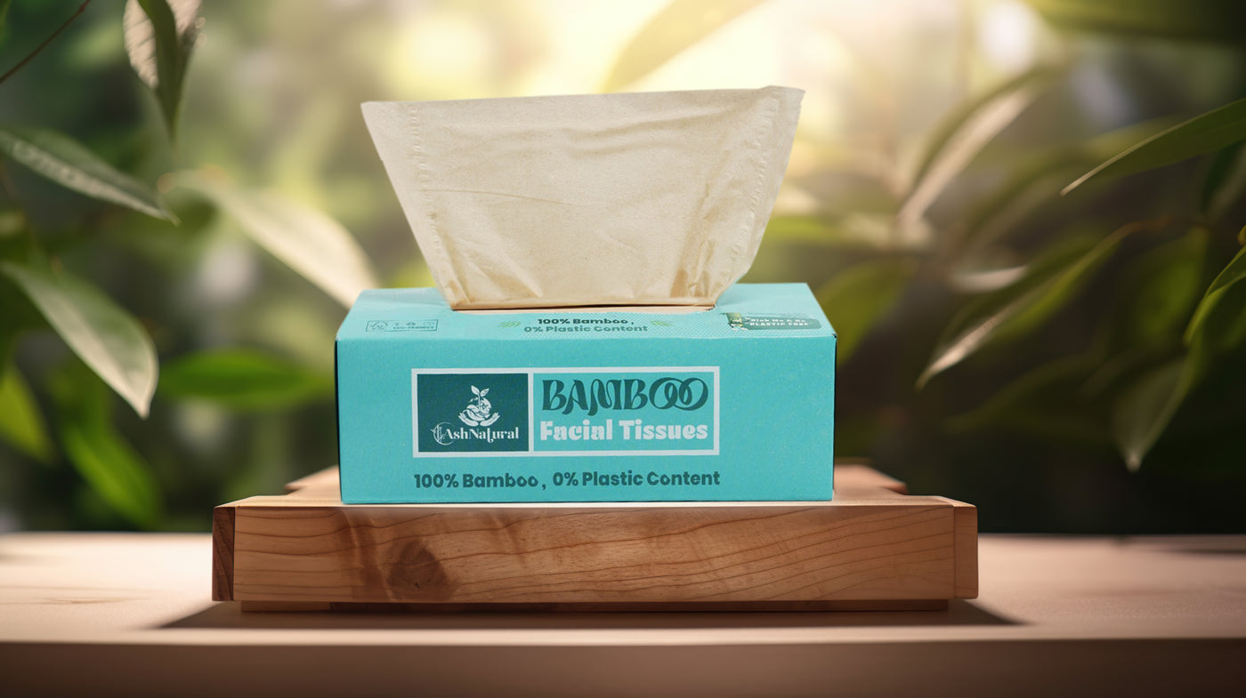 ASH NATURAL BAMBOO FACIAL TISSUE