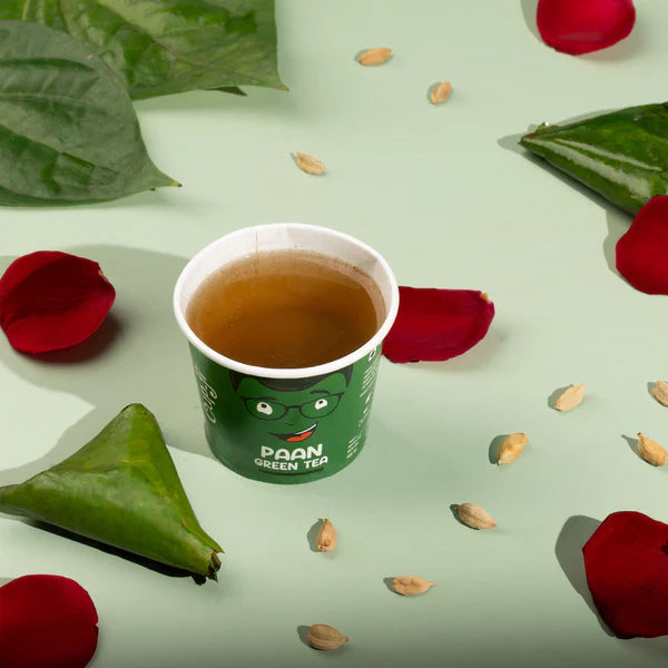 CupJi Paan Green Tea | Pack of 10 Cups
