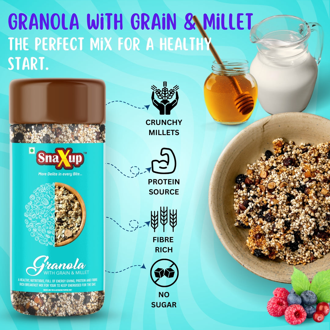 Snaxup Granola With Grain & Millet