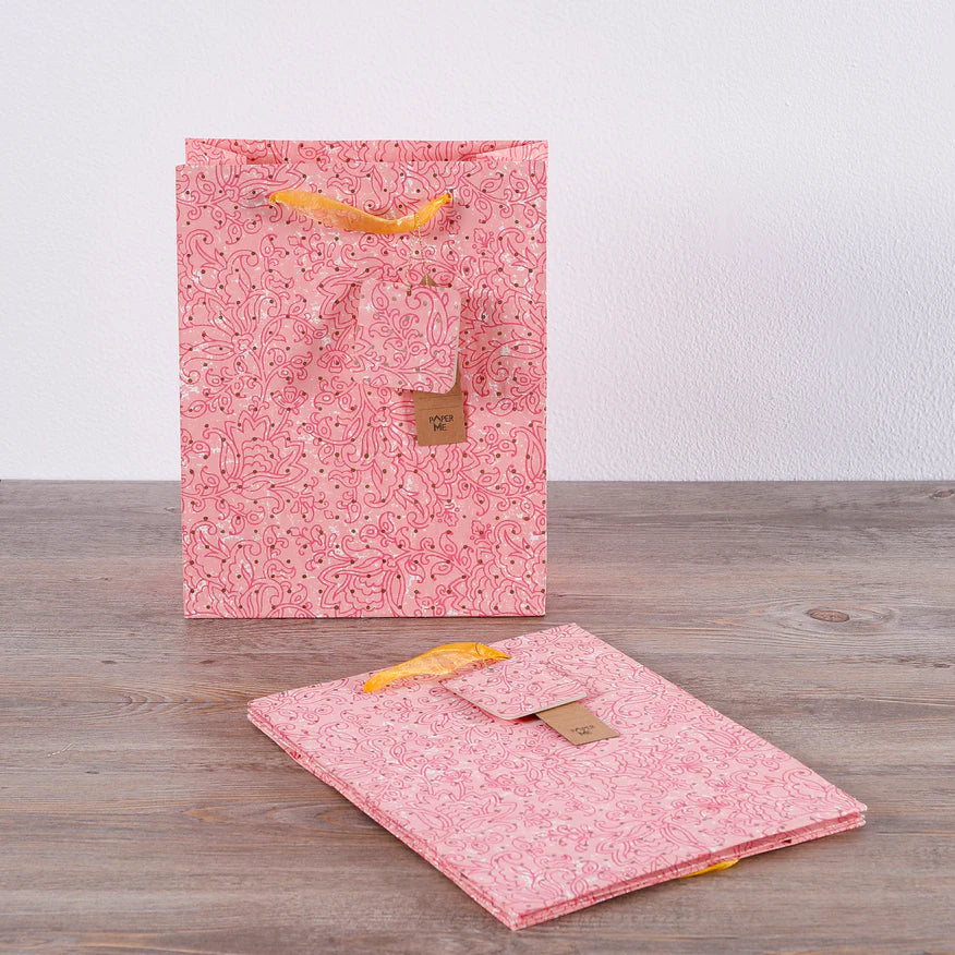 Jaali Medium Gift Bag -  Set of 3