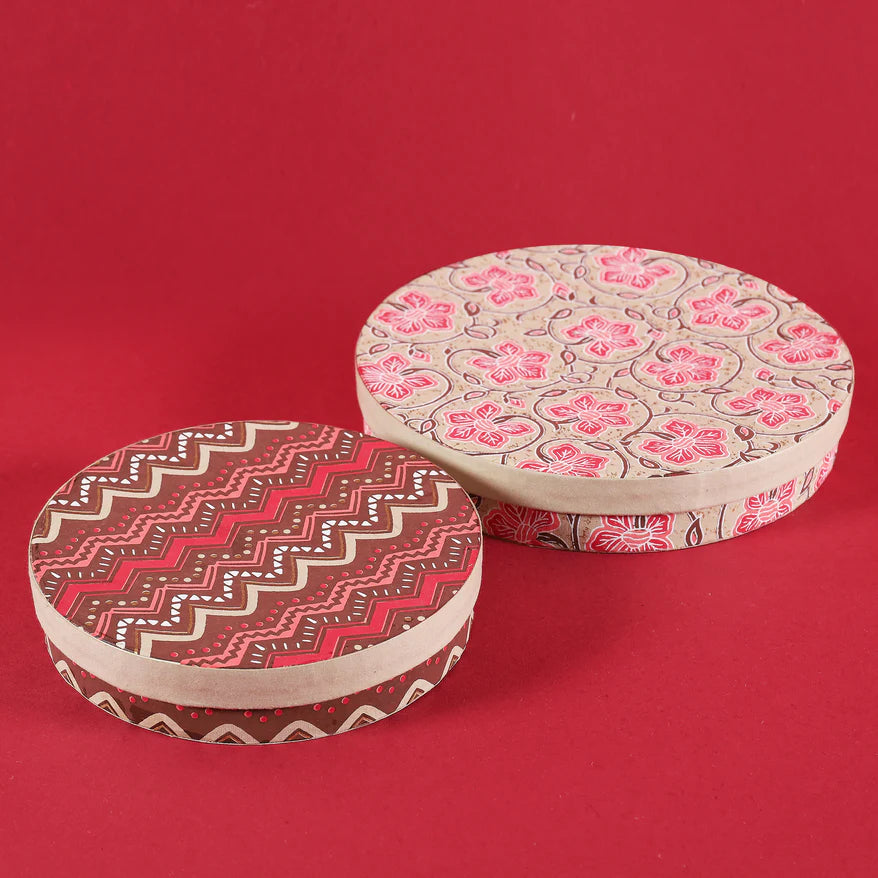 Block Story 1.2  Round Box (Set of 2)