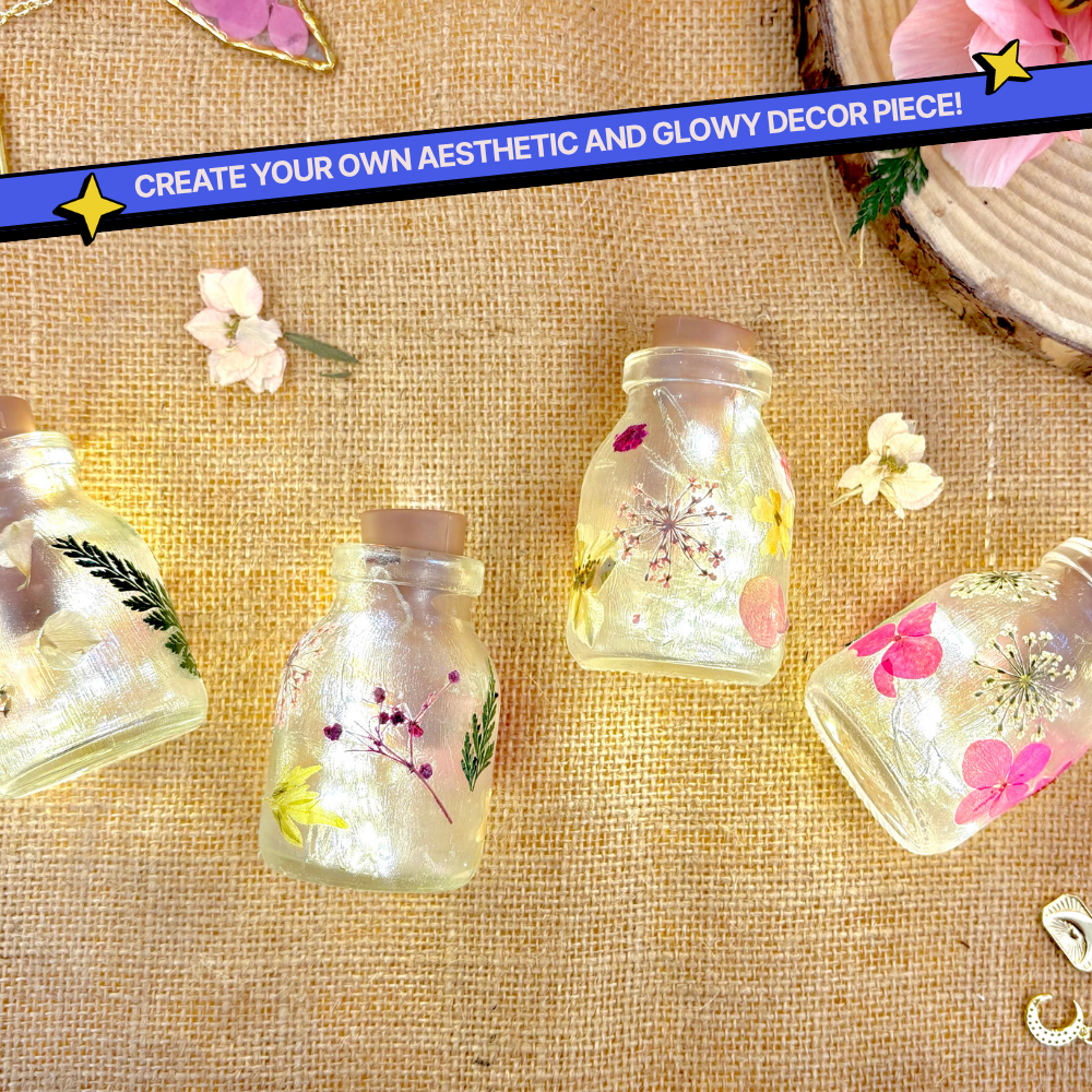 DIY Floral Glow Jar Kit