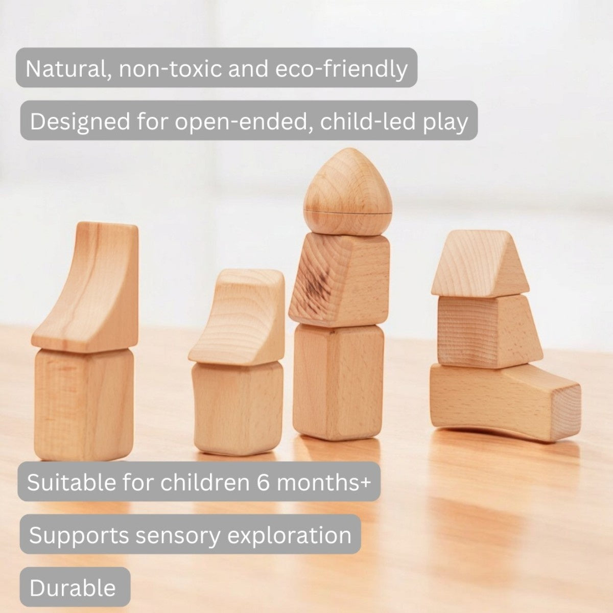 Flo - Waldorf Inspired Wooden Blocks