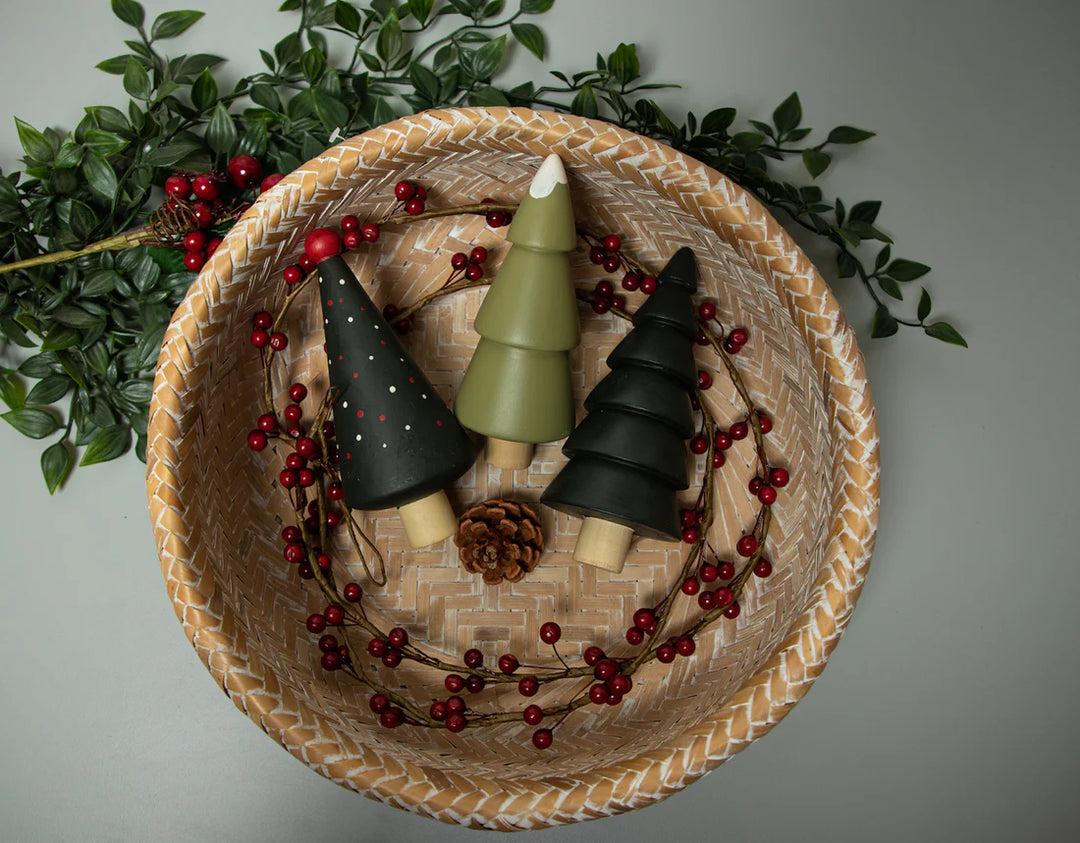 BIRCH & BUG Christmas Trees Set of 3