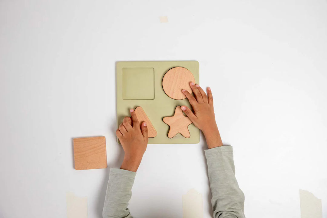 BIRCH & BUG Shape Puzzle Set of 4