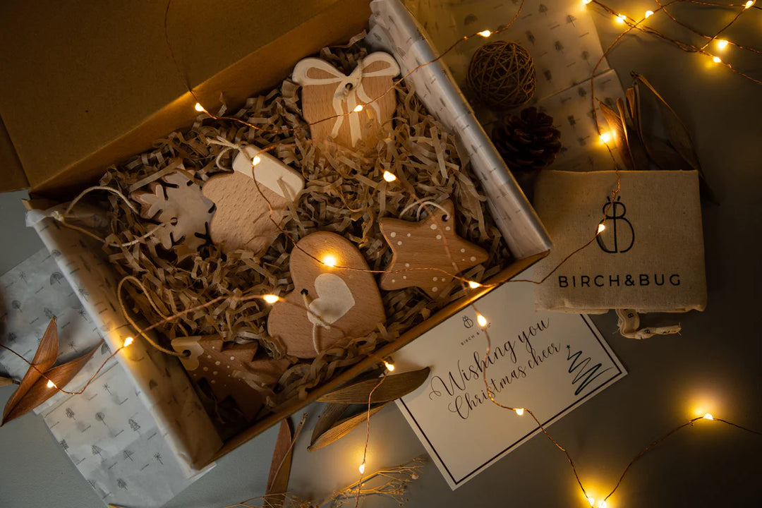 BIRCH & BUG Christmas Ornaments Set of 6