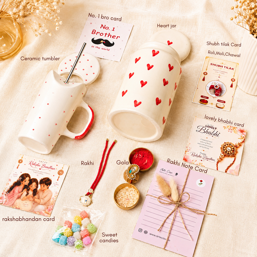 Artecasa Heartfelt Sibling Love Rakhi Hamper