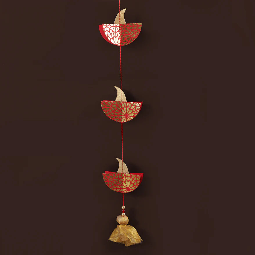 3D Diya Dangler - Set of 2