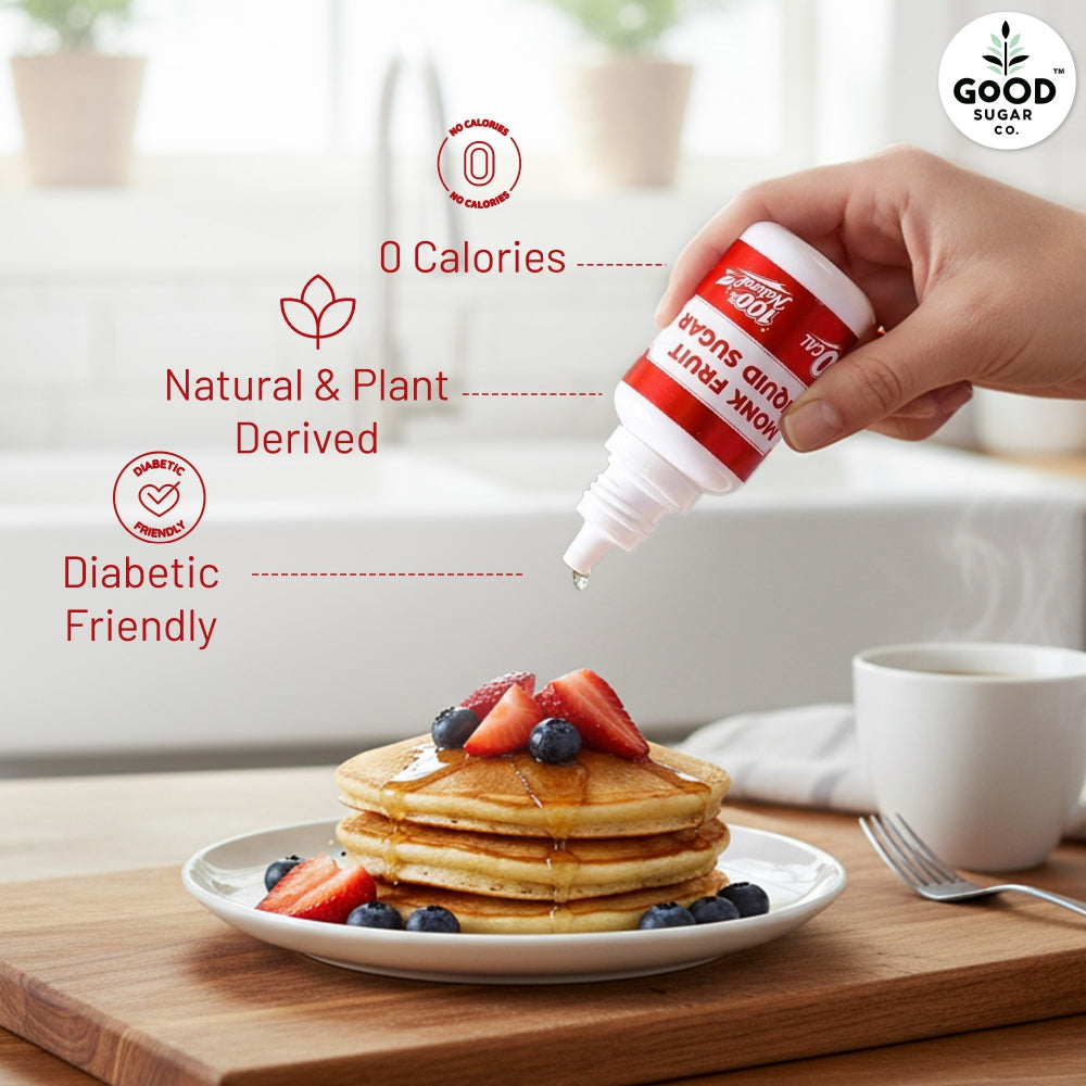 Good Sugar Co. Monk Fruit Liquid | Water + Monk Fruit | No Erythritol
