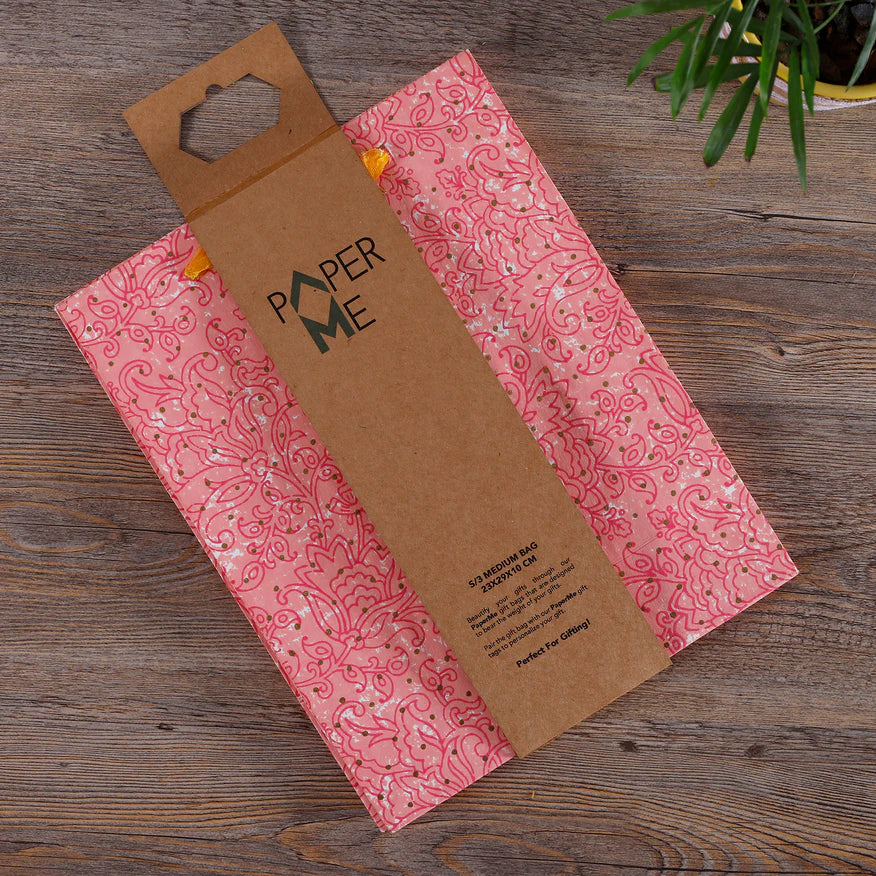 Jaali Medium Gift Bag -  Set of 3