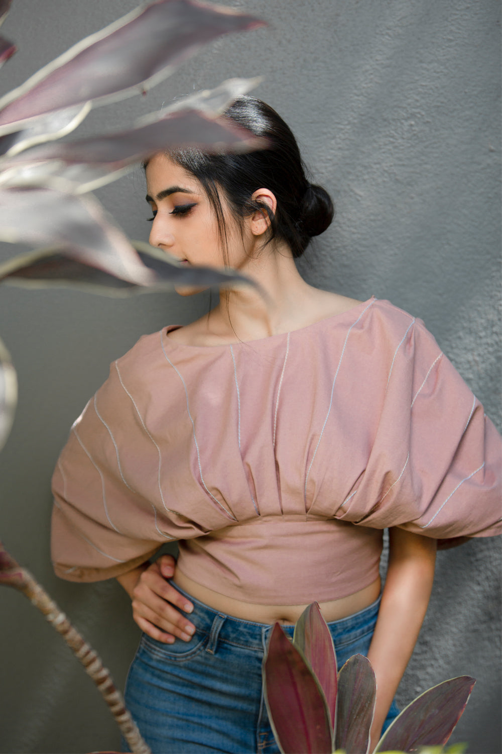 ITIDOR Rose Top - Subtle Threadwork