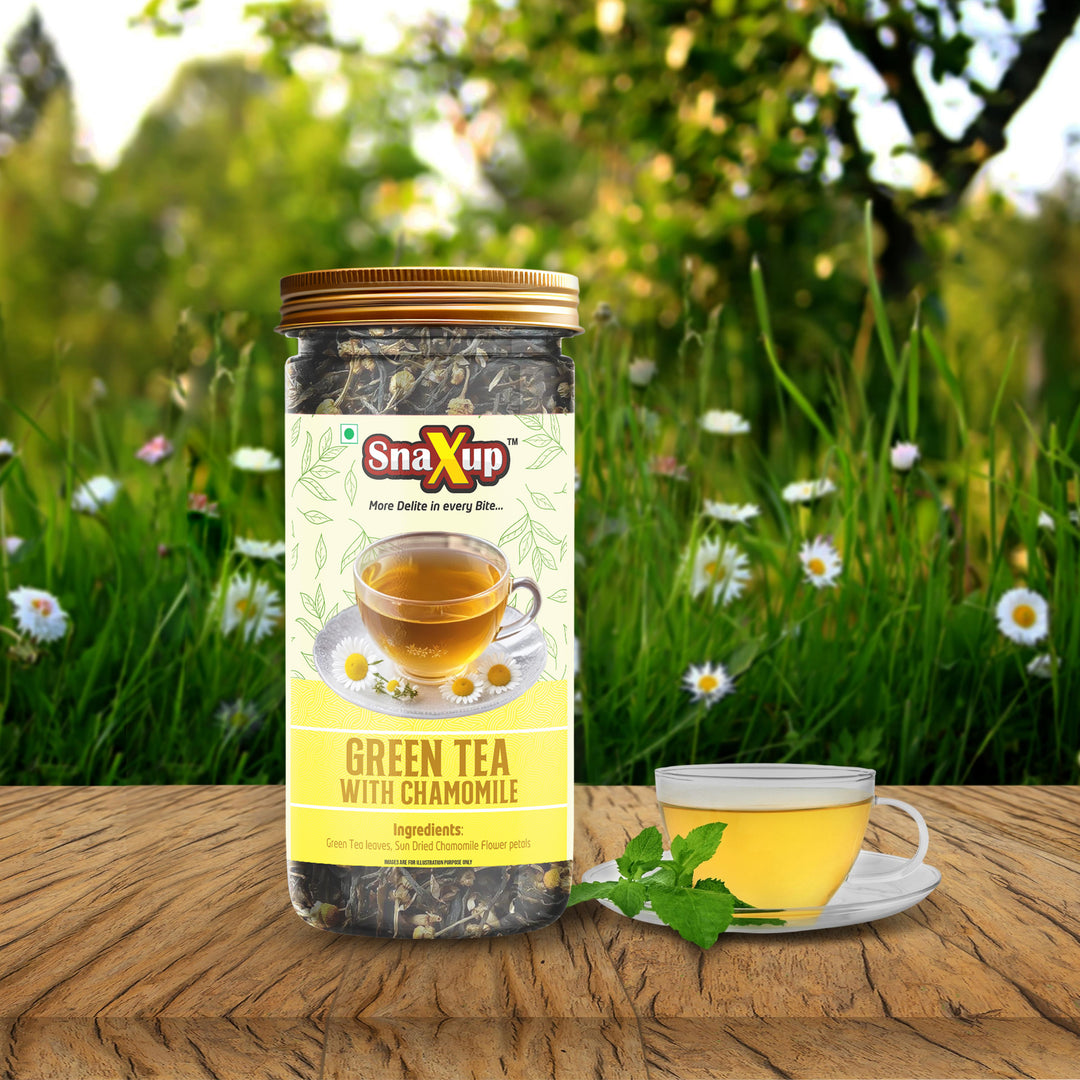 Snaxup Green Tea With Chamomile Tea