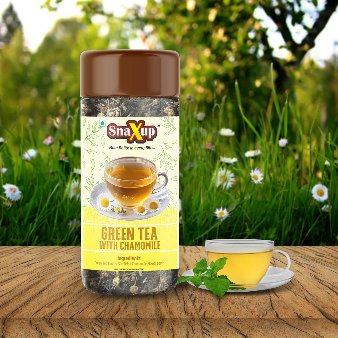 Snaxup Green Tea With Chamomile Tea