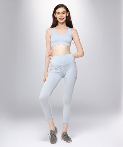 Naturefab Women's Bamboo Yoga Legging Sky Blue