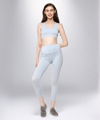 Naturefab Women's Bamboo Yoga Legging Sky Blue