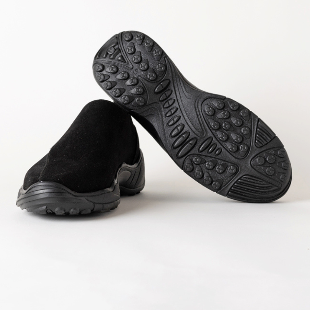 Monkstory Bold Smart Casual Comfy Sneakers - Black