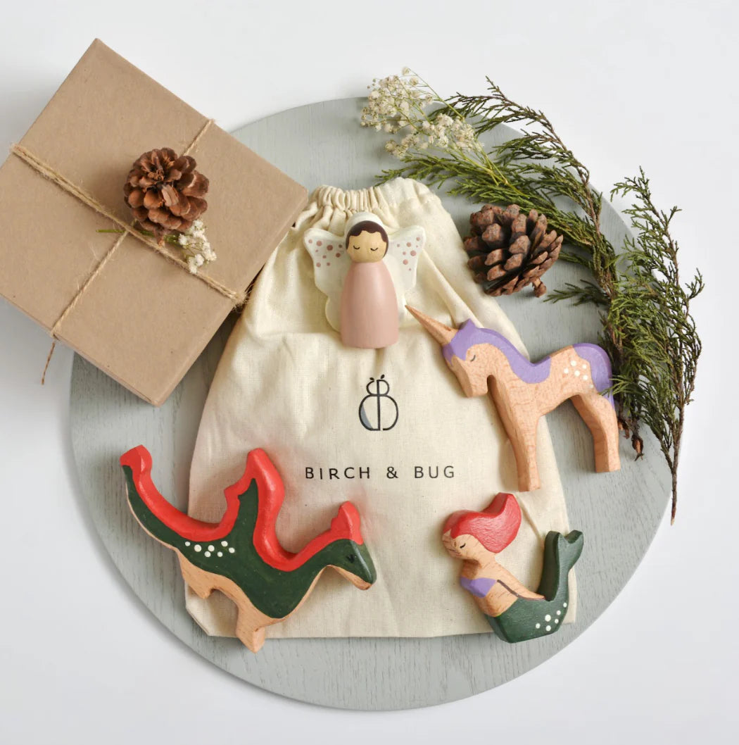 BIRCH & BUG Mystical Creatures Set of 4