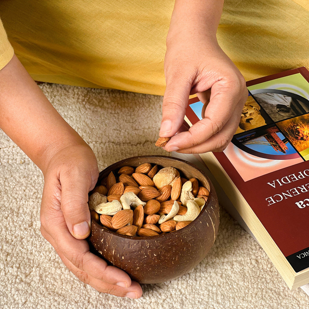 Scrapshala Rozana coconut bowl set | handcrafted | 100% natural | zero-waste