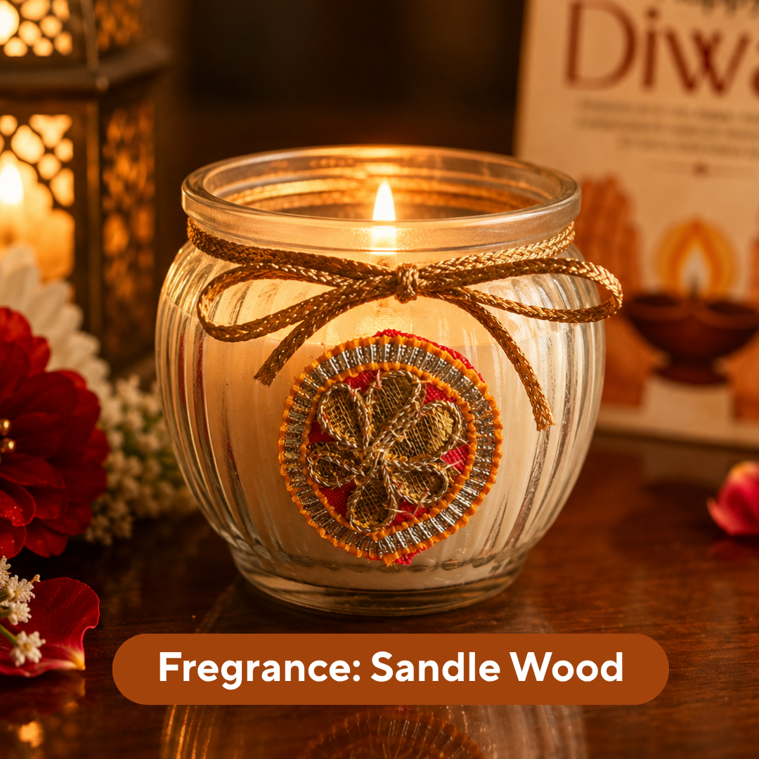 Paws & Panda Festive Mug Gift Hamper | Dog & Panda Mugs with Diwali Candle