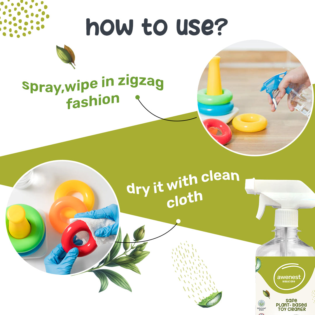Awenest Baby 100% Plant-based Toy and Surface Cleaner - 500ML