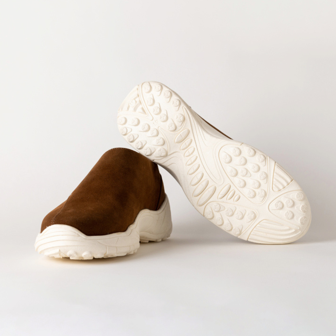 Monkstory Bold Smart Casual Comfy Sneakers - Brown