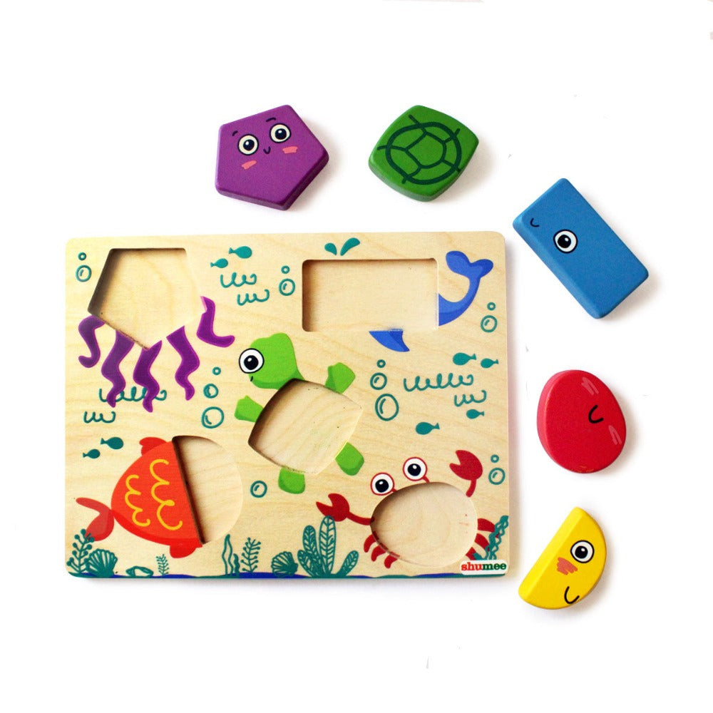 Shumee Under the Sea Shape Puzzle Set