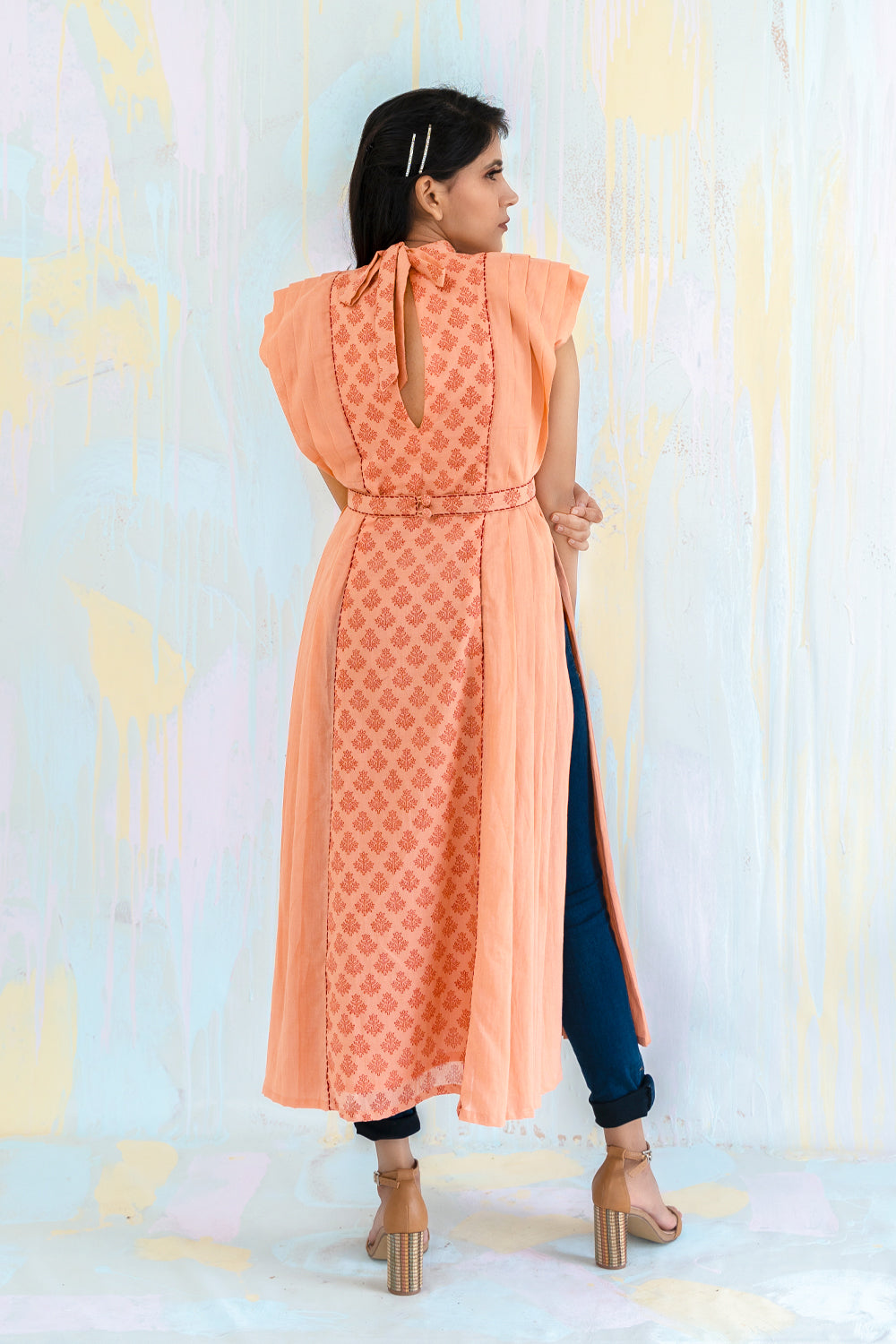 ITIDOR oa Kurti- Pleated Kurti