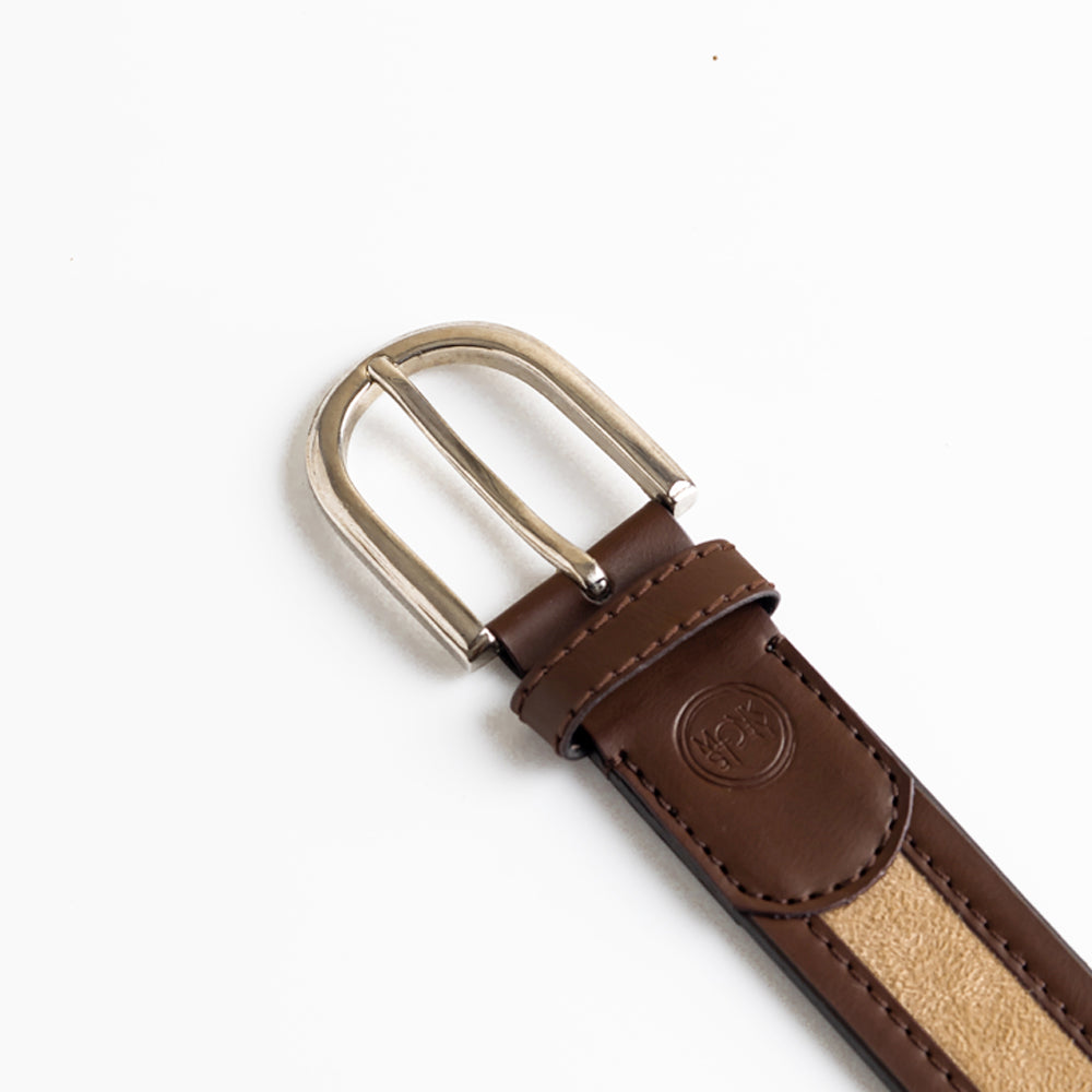 Monkstory MonkStory Dual Color Classic Mens Belt - Brown / Beige