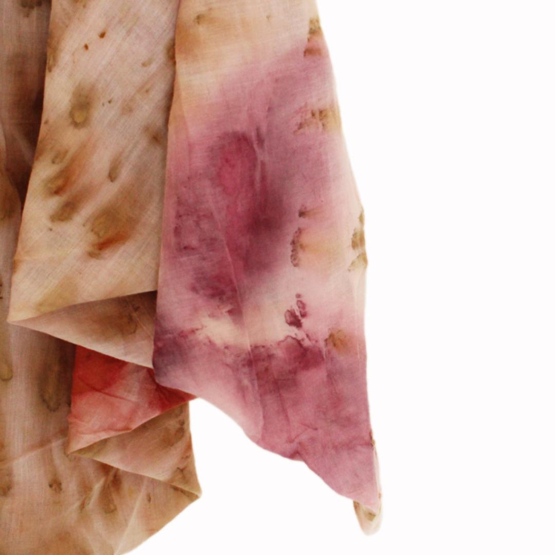 Bageeya "Gulabchand" Pure Mul Cape | Crafted with Dry Rose Dyed