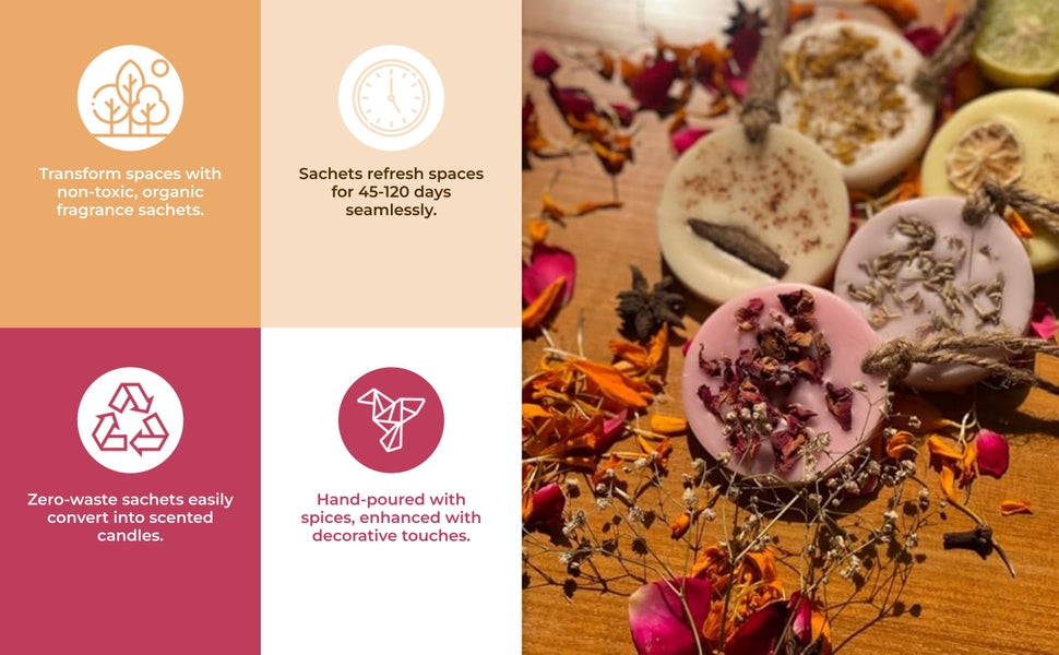 Pravaah British rose air freshener