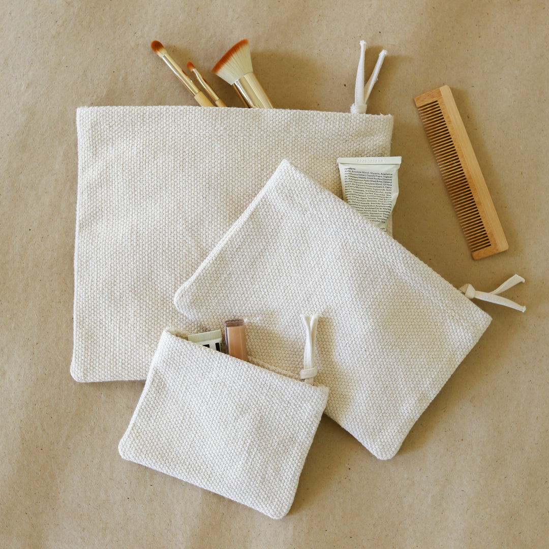 Akiiko Woven Flat Pouches