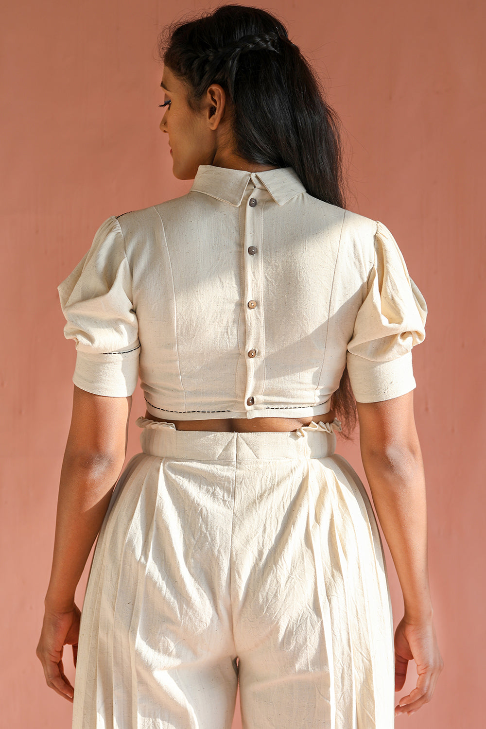 ITIDOR Marguerita Blouse - Structured Crop Western Blouse