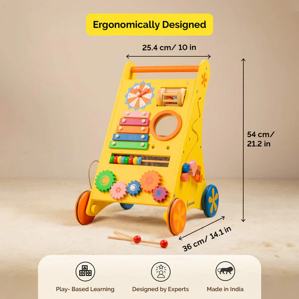 Shumee Musical Activity Walker – 8-in-1 with Interactive Learning Panels